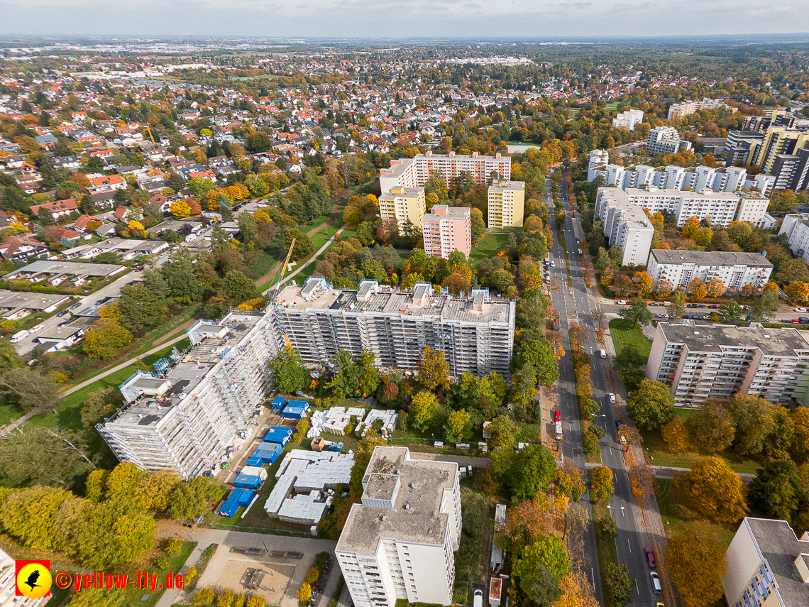 13.10.2022 - Fassadensnaierung am Karl-Marx-Ring 11-21